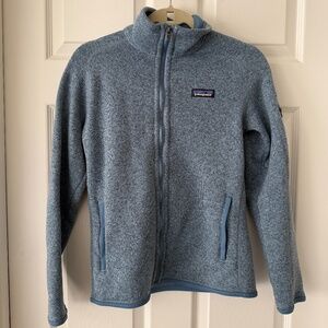 Patagonia Women’s Better Sweater Full Zip Fleece Jacket – Blue, Size S